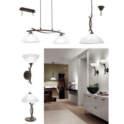 EGLO - Candelabro 2xE27/60W/230V