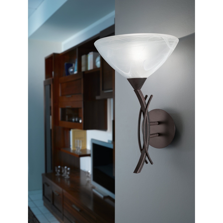 EGLO 91434 - Luz de parede VINOVO 1xE27/60W