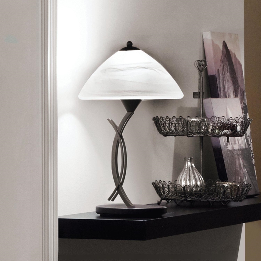 EGLO 91435 - Lâmpada de mesa VINOVO 1xE27/60W/230V