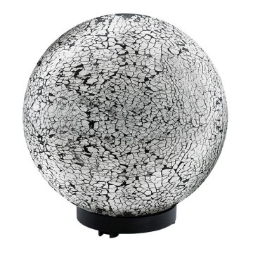 EGLO 91638 - Pequeno mapa ao ar livre TERRALUNA 1 1xE27/18W preto antigo / branco IP44