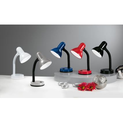 EGLO - Lâmpada de mesa 1xE27/40W vermelho