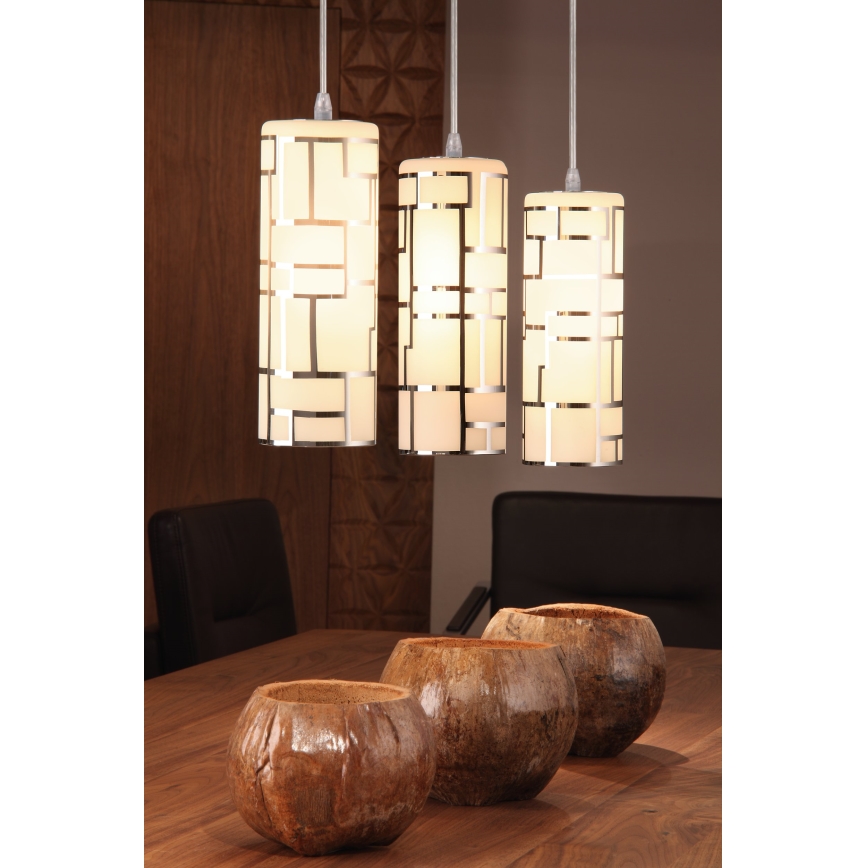 Eglo - Candelabro suspenso 3xE27/60W/230V