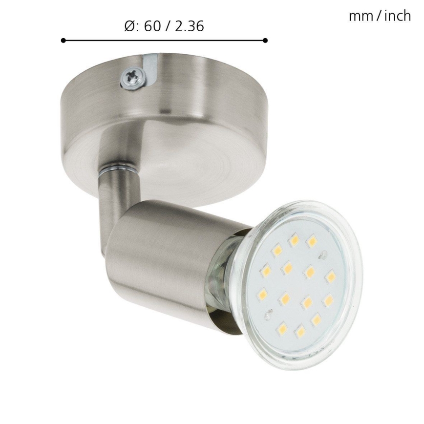 Eglo - Foco de parede LED LED 1xGU10/2,8W/230V