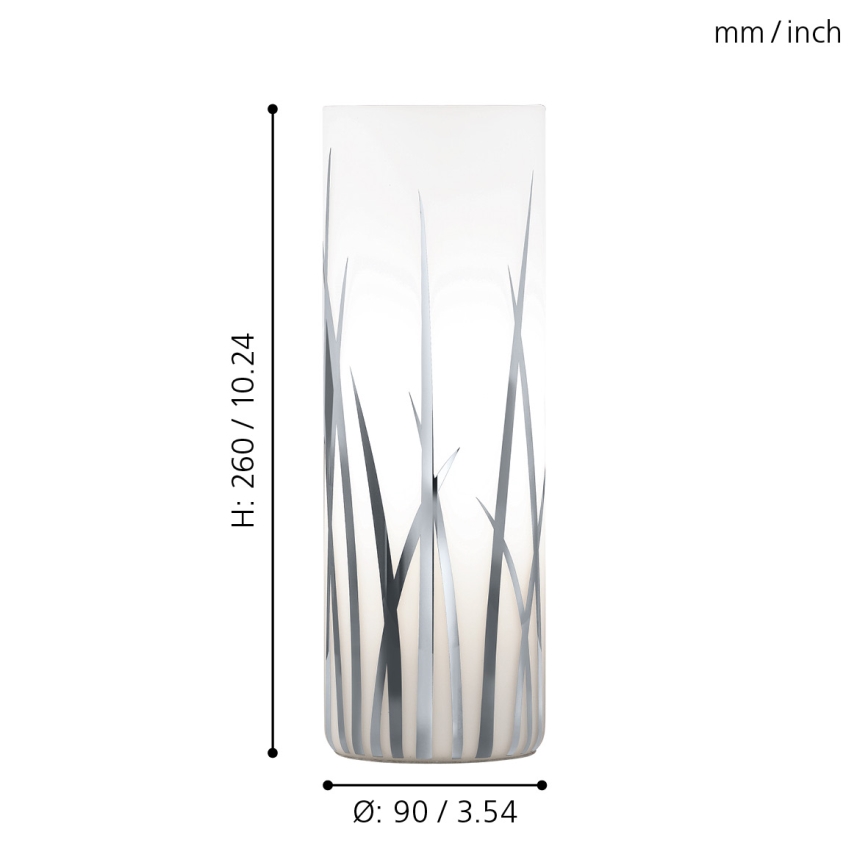 Eglo - Lâmpada de mesa 1xE27/60W/230V