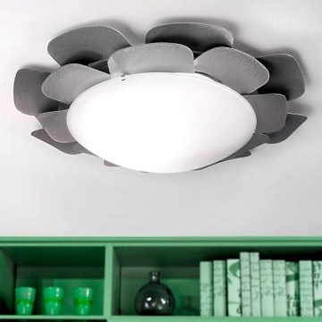 Eglo 92899 - Luz de teto ROCLETTA 1xE27/60W/230V