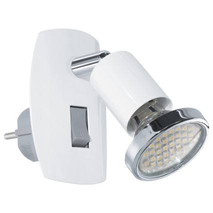 Eglo - Iluminação para tomada LED 1xGU10-LED/3W/230V