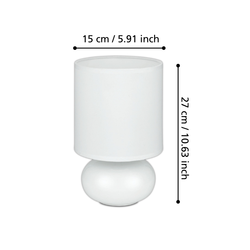 Eglo - Candeeiro de mesa 1xE14/40W/230V