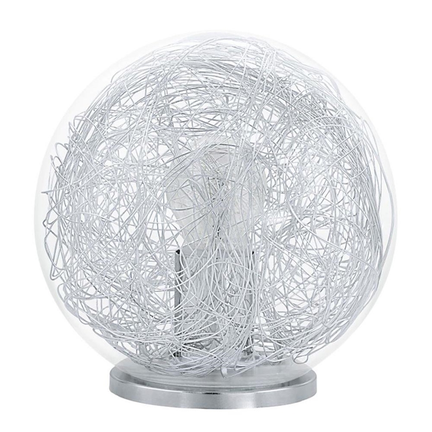 Eglo 93075 - Lâmpada de mesa LUBERIO 1xE27/60W/230V