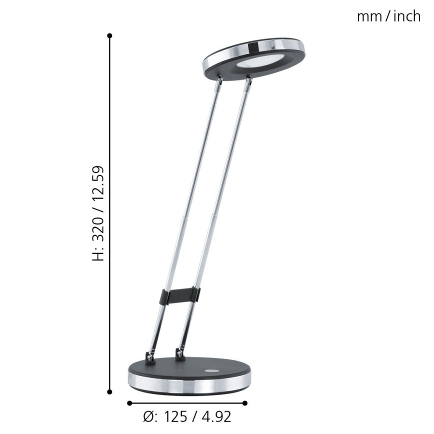 Eglo - Candeeiro de mesa LED LED/3W/230V