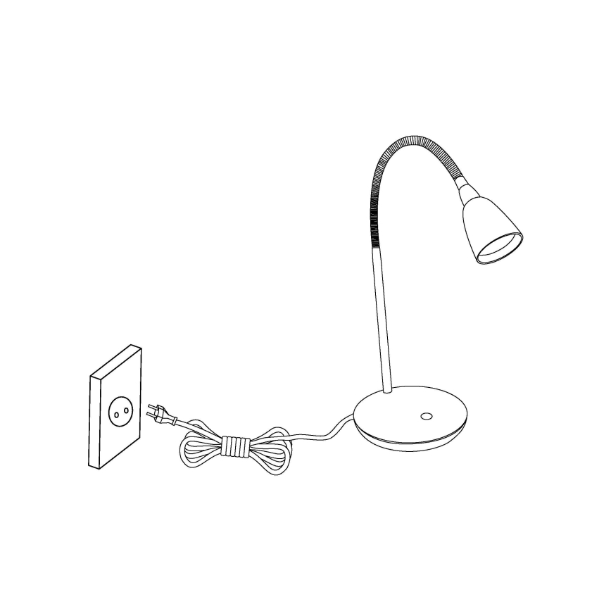 Eglo - Candeeiro de mesa LED 1xLED/3W/230V