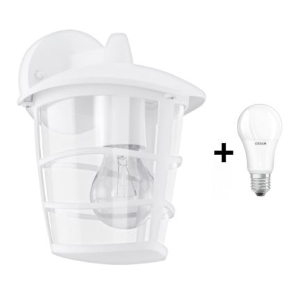 Eglo - Luz de parede LED de exterior 1xE27/8,5W/230V IP44