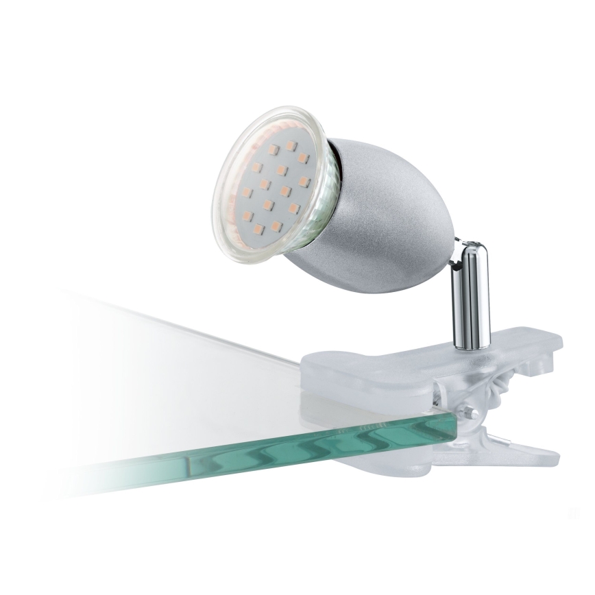 Eglo - Candeeiro com clipe LED 1 1xGU10/3W/230V
