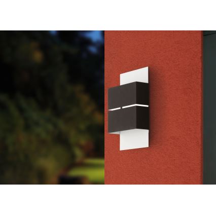 Eglo - Iluminação LED de exterior 2xLED/2,5W/230V IP44
