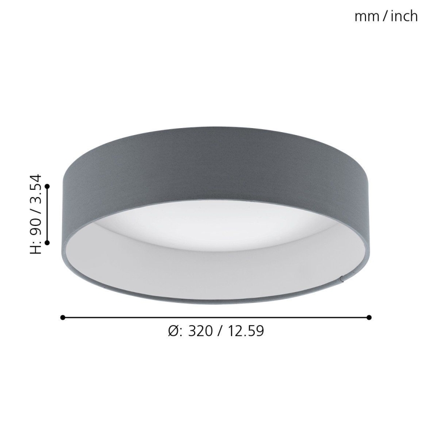 Eglo - Luz de teto LED LED/12W/230V