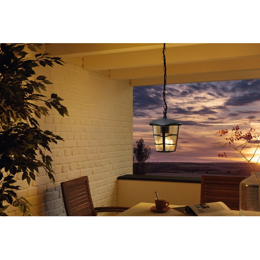 Eglo - Candelabro LED de exterior 1xE27/8,5W/230V IP44