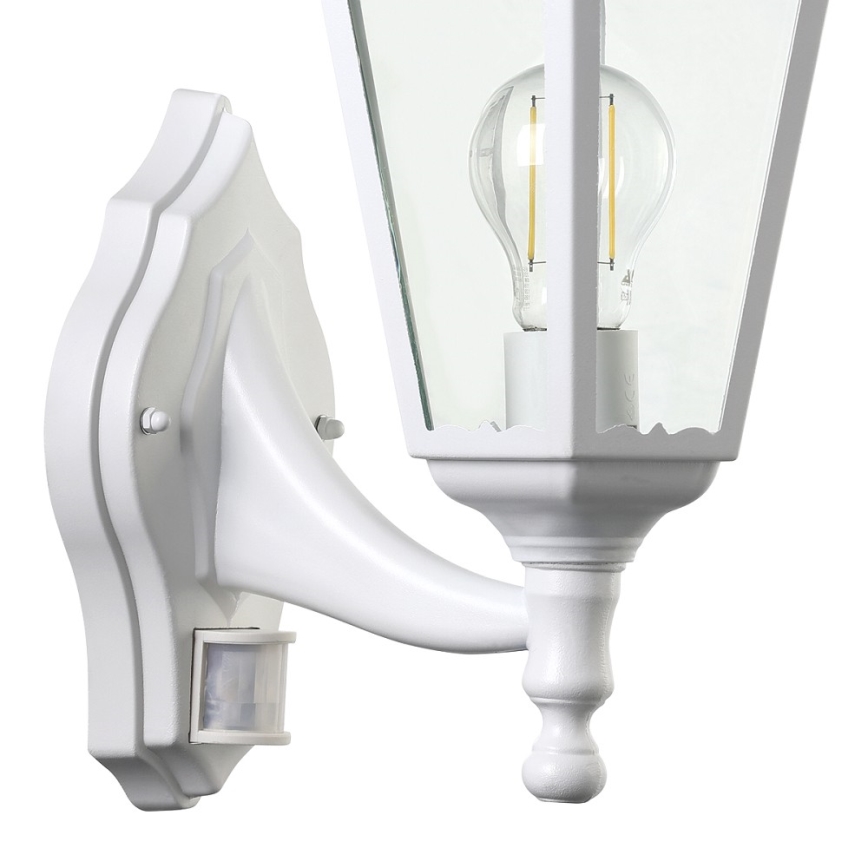 Eglo - Aplique de parede externo com sensor 1xE27/60W/230V IP44
