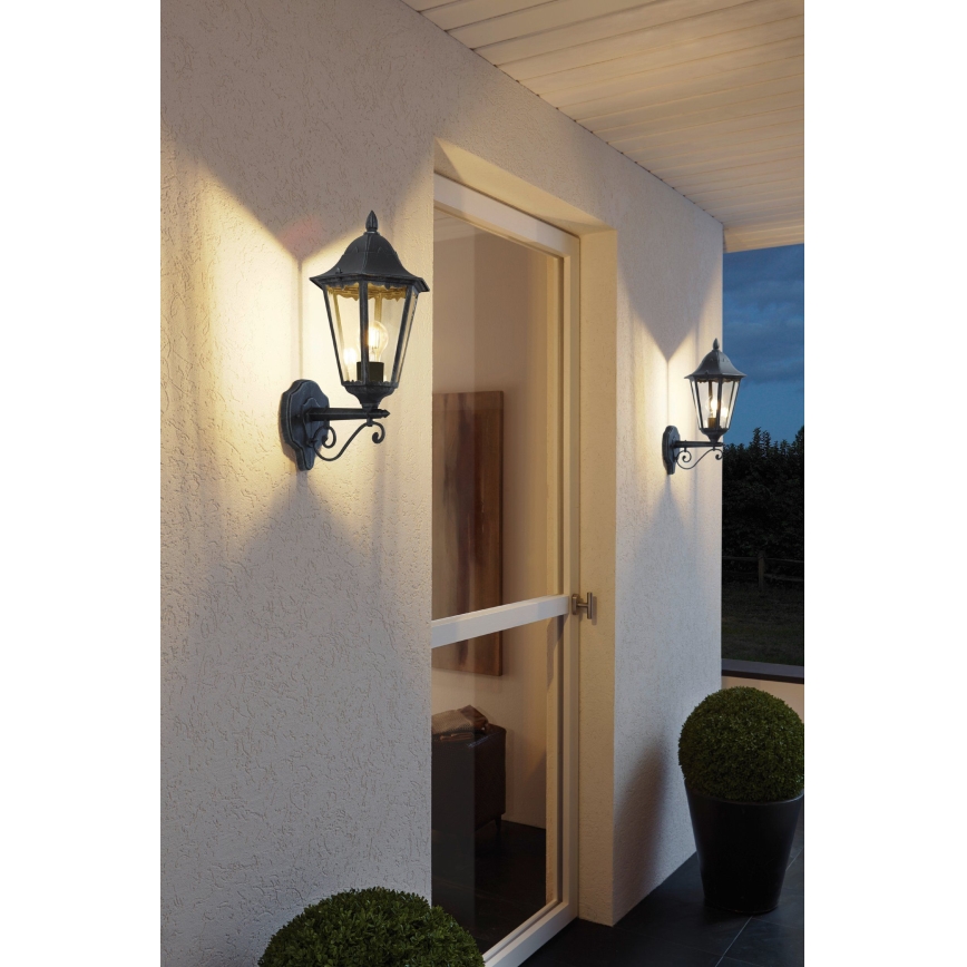 Eglo - Luz de parede de exterior 1xE27/60W/230V IP44