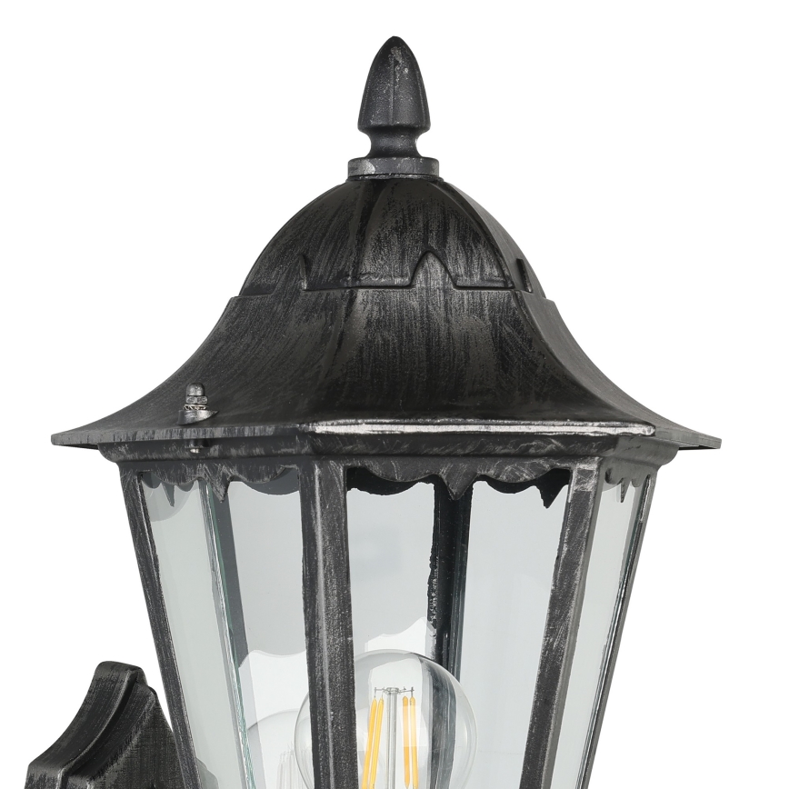 Eglo - Aplique de parede externo com sensor 1xE27/60W/230V IP44