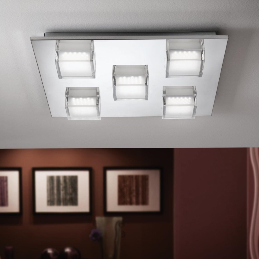 EGLO 93509 - Luz de teto LED MASIOLA 5xLED/2,5W/230V