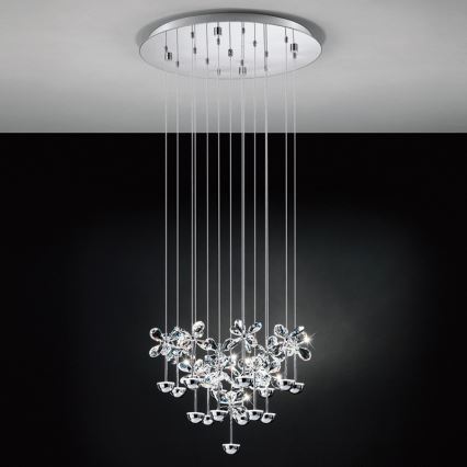 Eglo 93662 - Candeeiro suspenso LED PIANOPOLI 15xLED/2,5W/230V