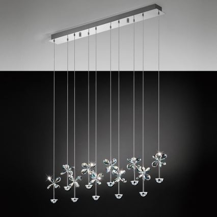 Eglo - Candeeiro suspenso LED 10xLED/2,5W/230V