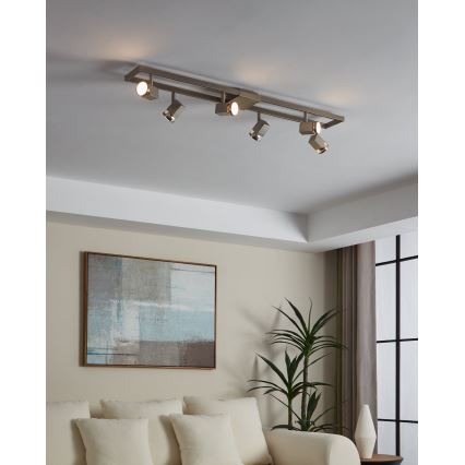 Eglo - Foco LED 6xGU10/5W/230V