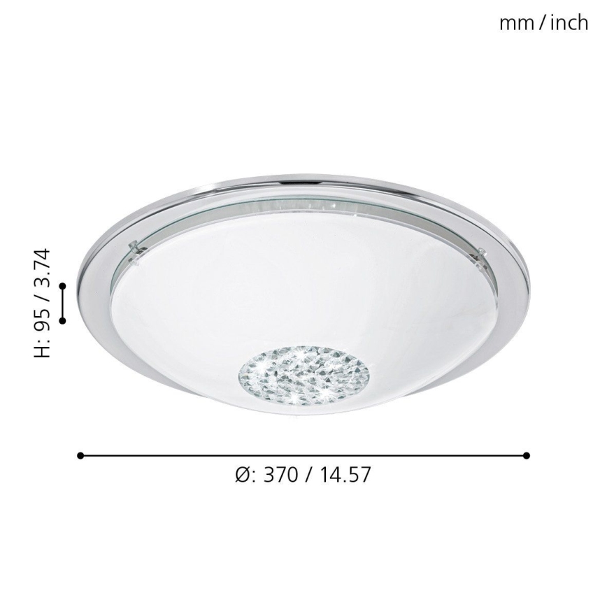 Eglo - Luz de teto LED LED/12W/230V