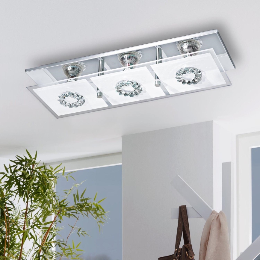 Eglo 93782 - Iluminação de teto LED RONCATO 3xGU10/3W/230V