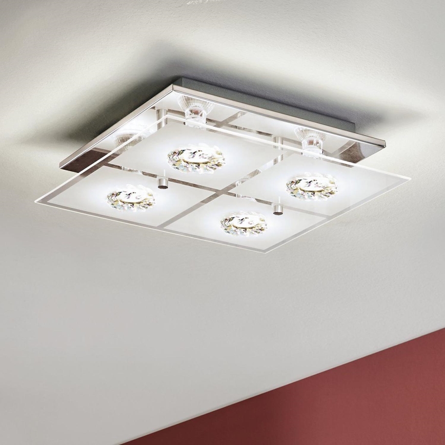 Eglo 93783 - Luz de teto LED RONCATO 4xGU10/3W/230V