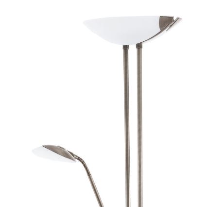 Eglo - Candeeiro de chão LED com regulação LED/20W + LED/2,5W