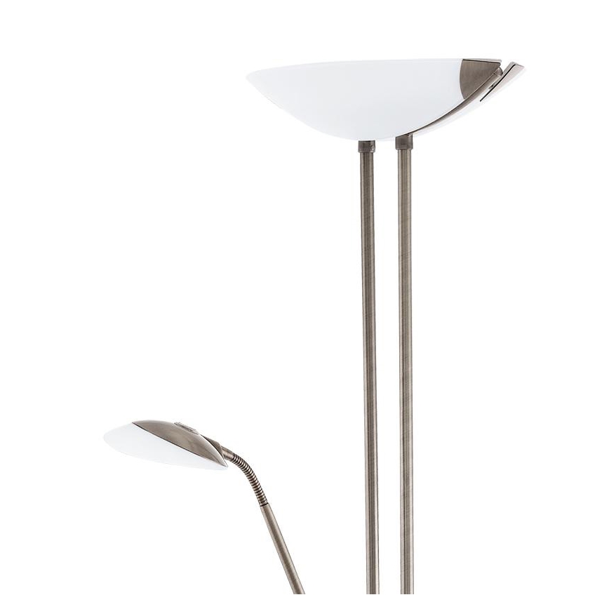 Eglo - Candeeiro de chão LED com regulação LED/20W + LED/2,5W