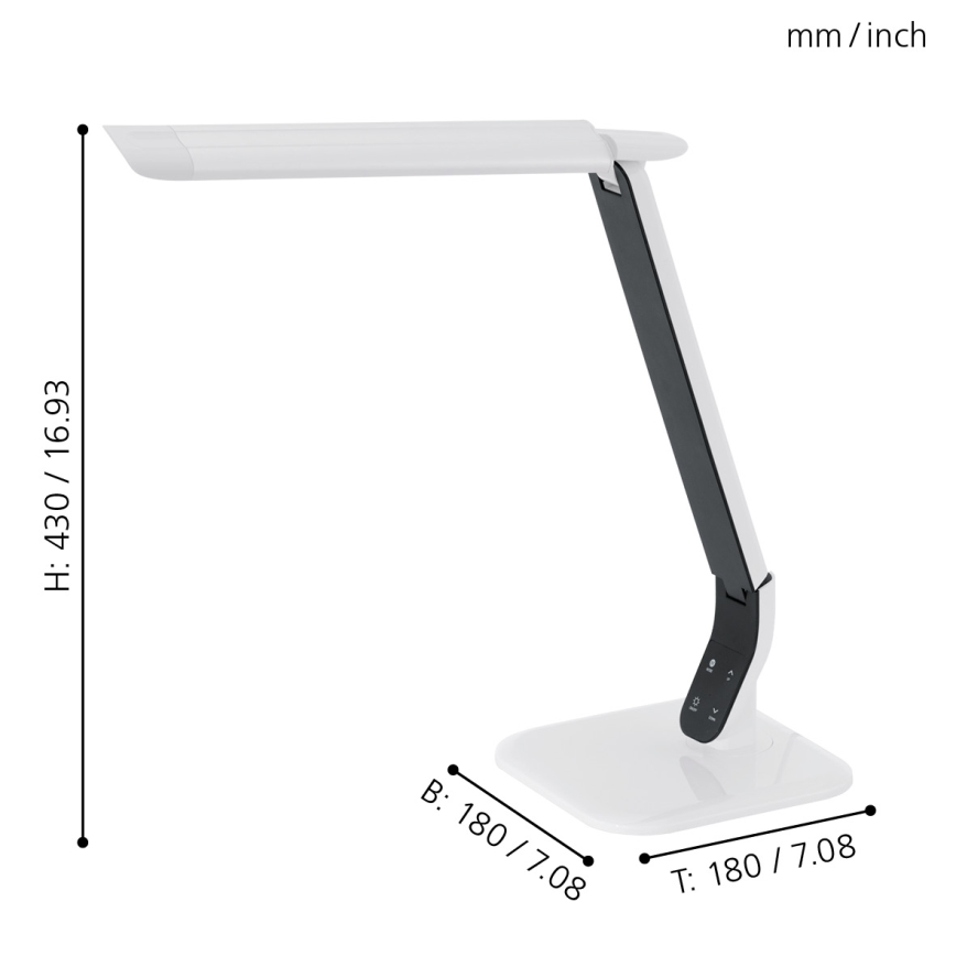 Eglo - LED regulação lampa LED/6W/230V