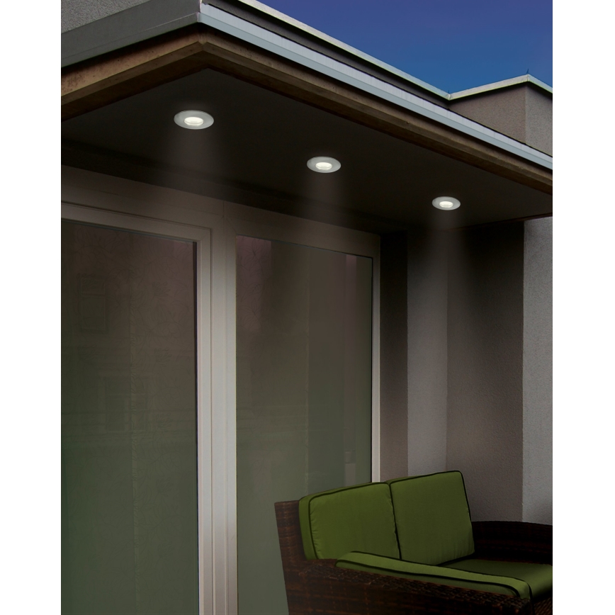 Eglo - Foco de encastrar LED para casa de banho 1xGU10/5W/230V IP65