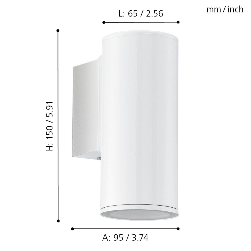 Eglo - Iluminação LED de exterior 1xGU10/3W/230V IP44