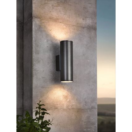 Eglo - Iluminação LED de exterior 2xGU10/3W/230V IP44