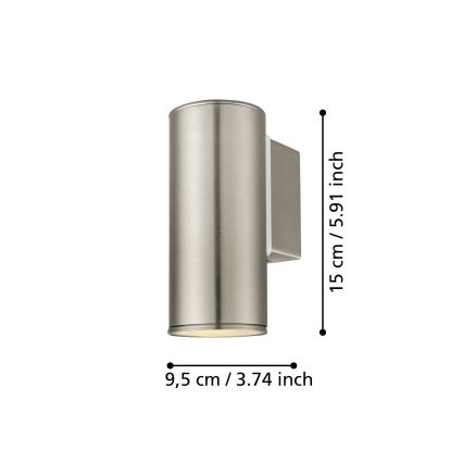 Eglo - Iluminação LED de exterior 1xGU10/3W/230V IP44