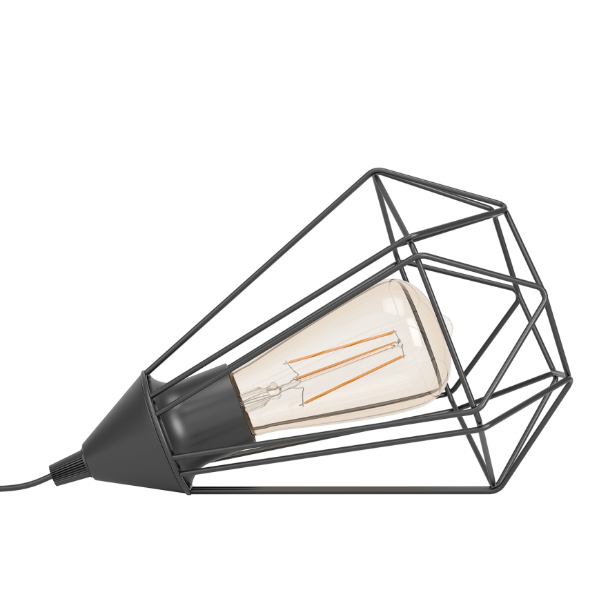 Eglo - Candeeiro de mesa com tomada 1xE27/60W/230V