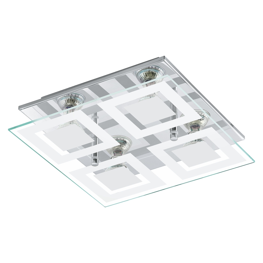 Eglo - Luz de teto LED 4xGU10-LED/3W/230V