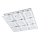 Eglo 94227 - Luz de teto LED ALMANA 9xGU10-LED/3W/230V