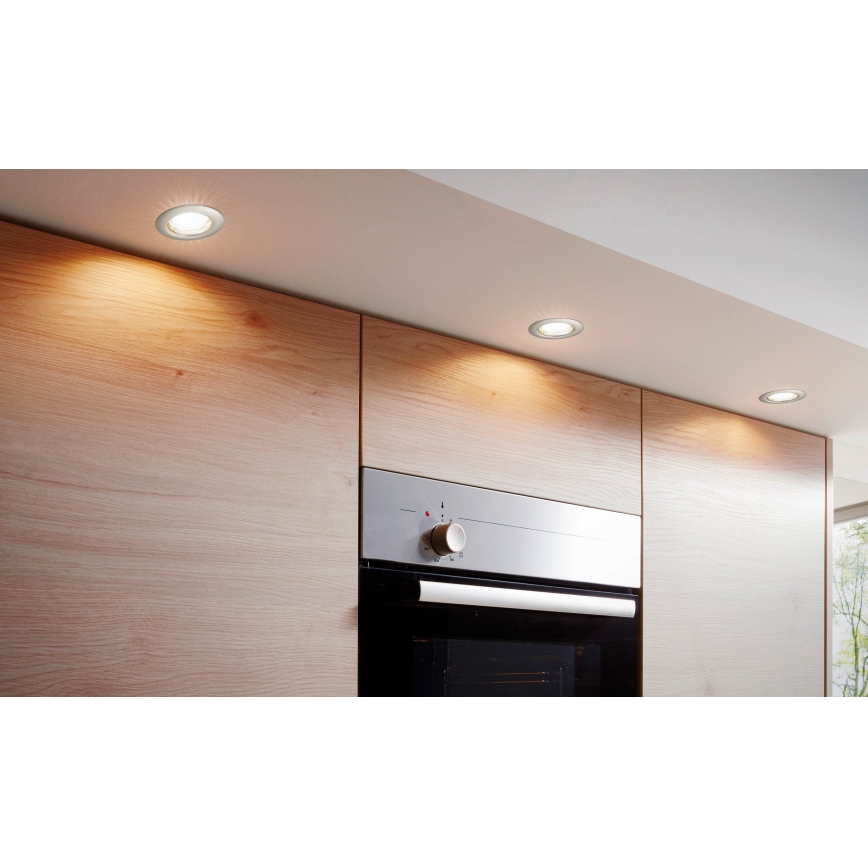 Eglo - CONJUNTO 3x Foco de encastrar LED PENETO 3xGU10-LED/3W/230V