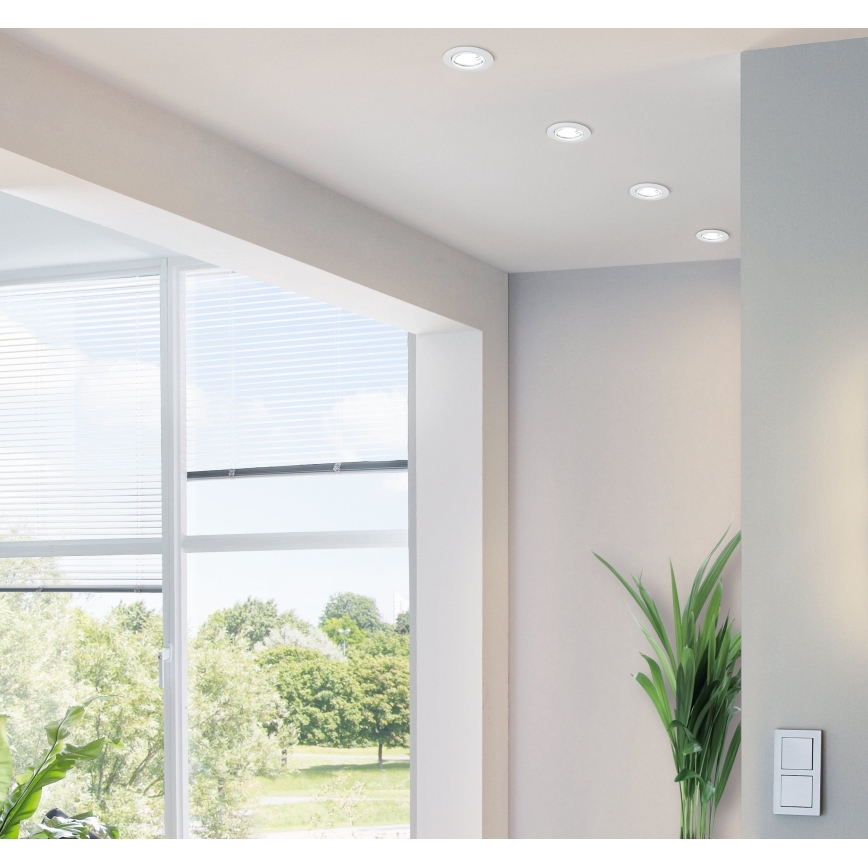Eglo - Foco de encastrar LED 1xGU10-LED/5W/230V