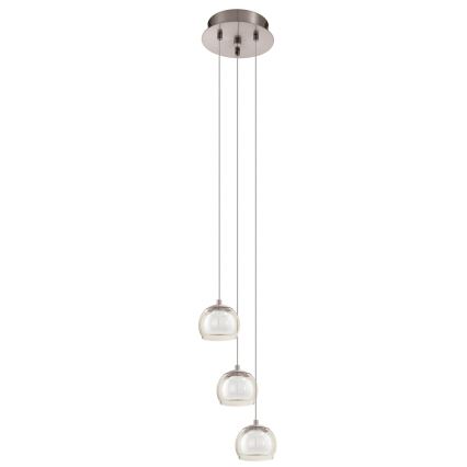 Eglo - Luz suspensa LED 3xLED/3,3W/230V