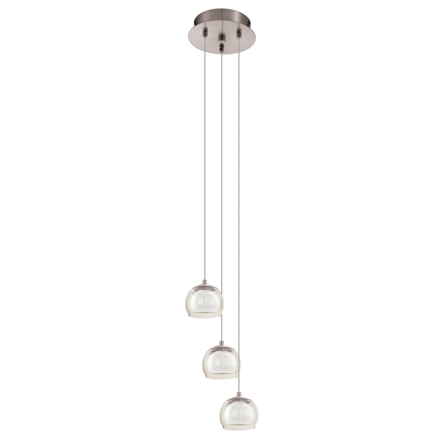 Eglo - Luz suspensa LED 3xLED/3,3W/230V