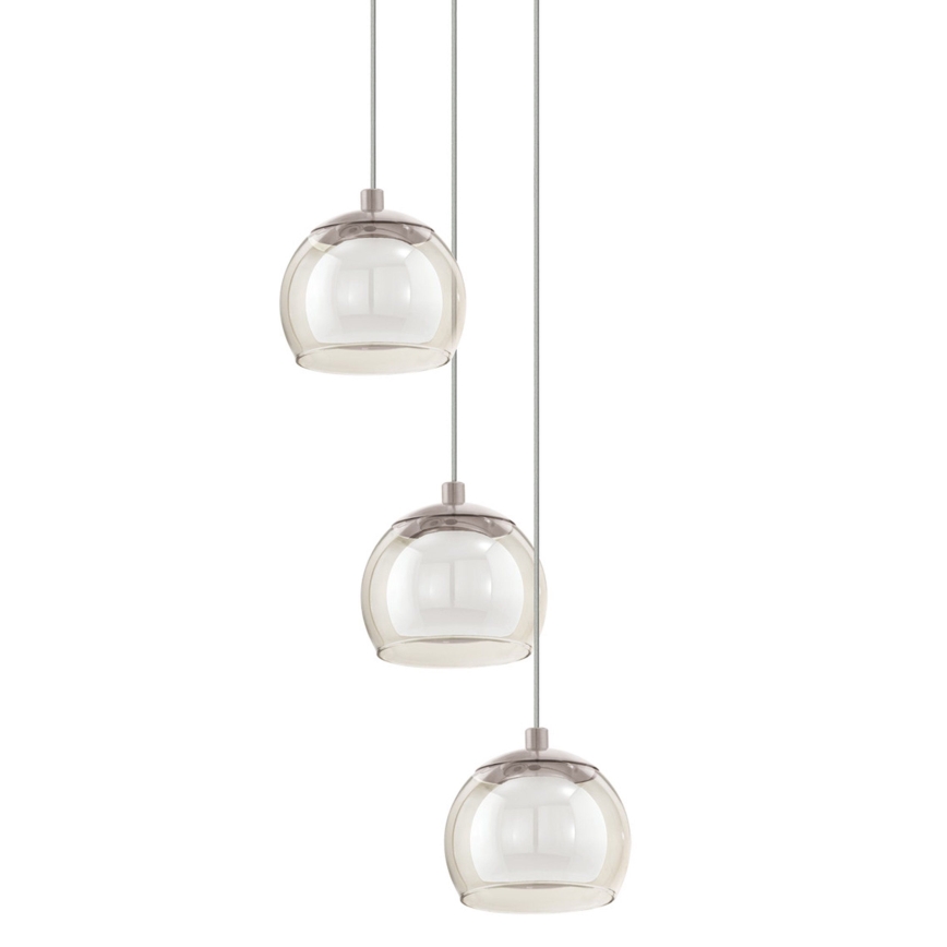 Eglo - Luz suspensa LED 3xLED/3,3W/230V