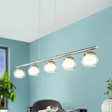 Eglo 94319 - Luz pendente LED ASCOLESE 5xLED/3,3W/230V