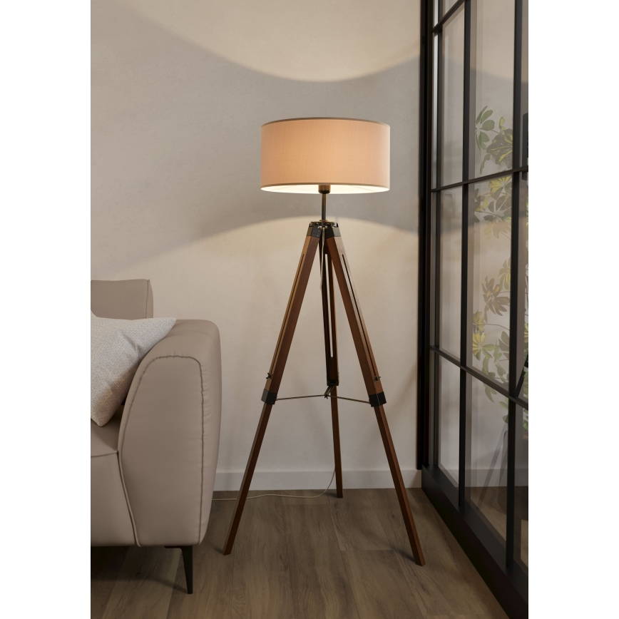 Eglo - Candeeiro de chão 1xE27/60W/230V