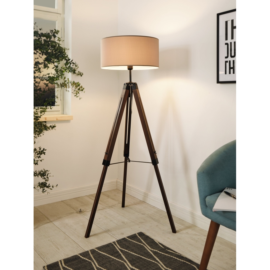 Eglo - Candeeiro de chão 1xE27/60W/230V