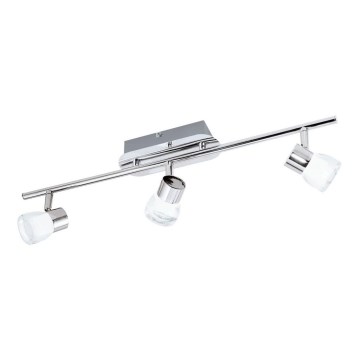 Eglo 94382 - Foco LED PERITO 3xLED/3W/230V 3000K cromado brilhante