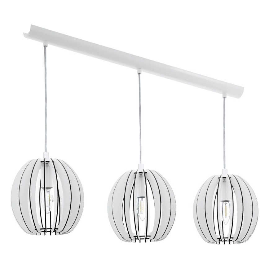 Eglo 94444 - Candelabro COSSANO 3xE14/40W/230V