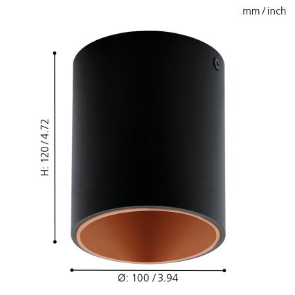 Eglo - Luz de teto LED 1xLED/3,3W/230V
